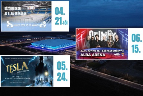 Tesla-musical, Quimby-koncert és közönségkorcsolya - ezek az Alba Aréna első programjai